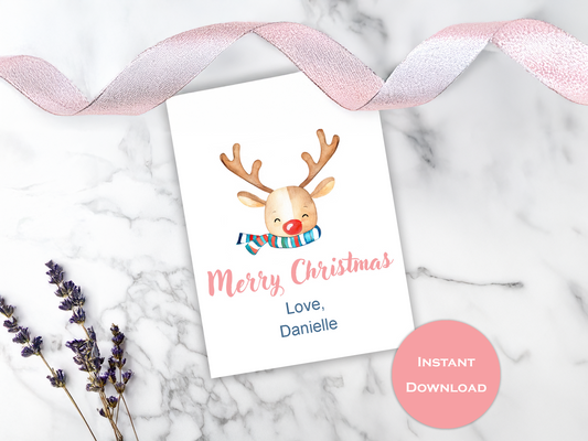 Customizable Christmas Gift Tags: Printable Holiday Labels for Personal Touch